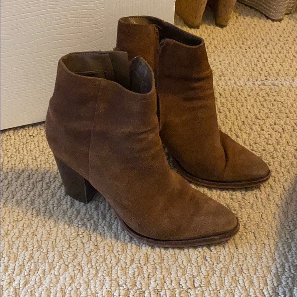 Brown booties